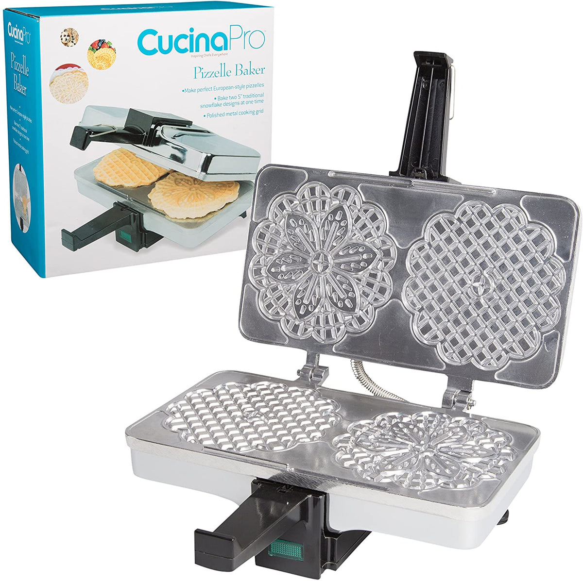 CucinaPro Pizzelle Maker - Polished – Cerini Coffee & Gifts