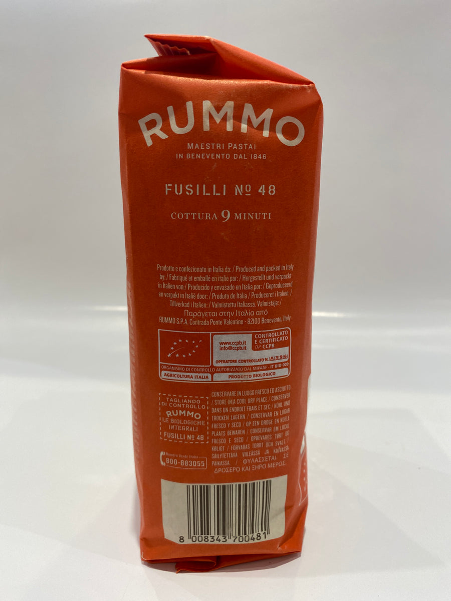 Pasta Rummo - 500 gr - Integrale - Fusilli N° 48 - Rummo 