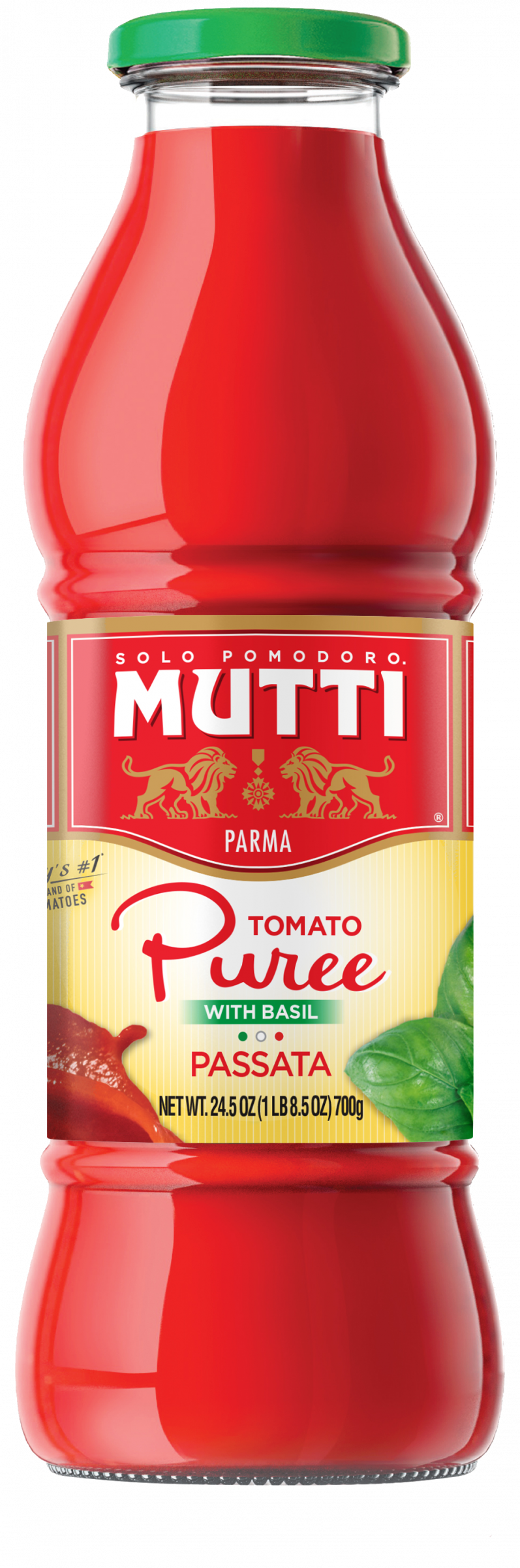 Mutti - Tomato Puree with Basil (passata) - 700g (24.7 oz)