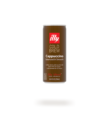 illy - Coffee Drink Flavored Cappuccino - Can 250ml (8.45 FL OZ)