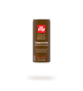 illy - Coffee Drink Flavored Cappuccino - Can 250ml (8.45 FL OZ)