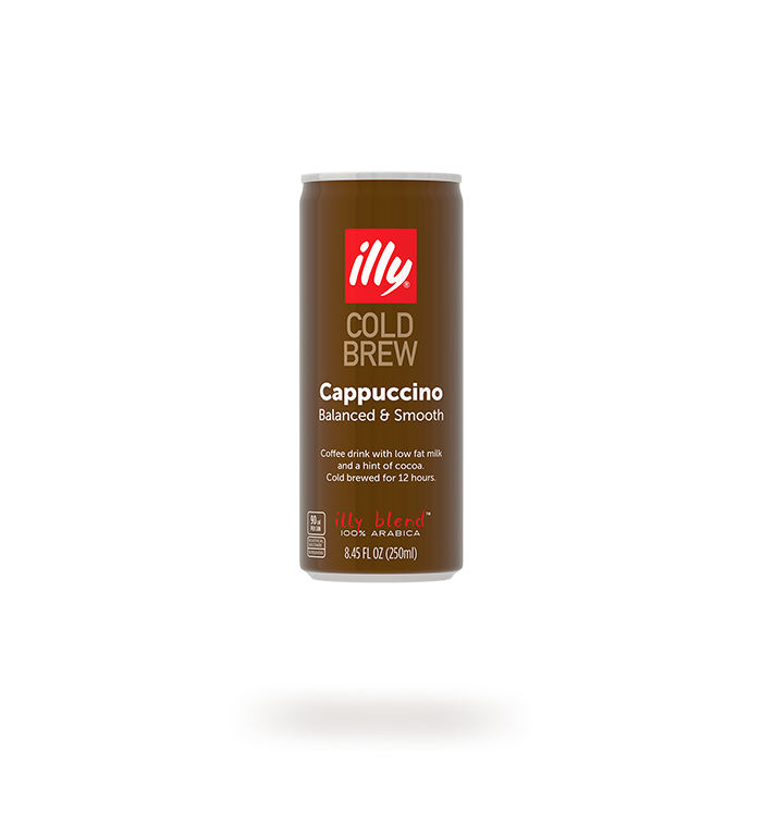 illy - Coffee Drink Flavored Cappuccino - Can 250ml (8.45 FL OZ)