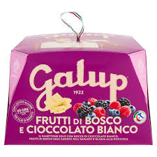 Galup - Panettone Wild Berries & White Chocolate - 750g (26.5oz)