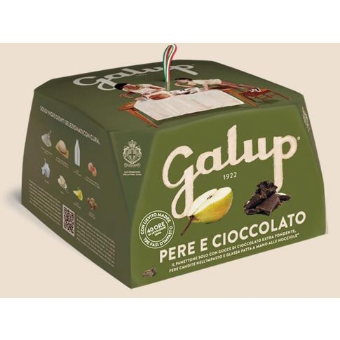 Galup - Panettone Pear & Chocolate - 750g (26.5oz)