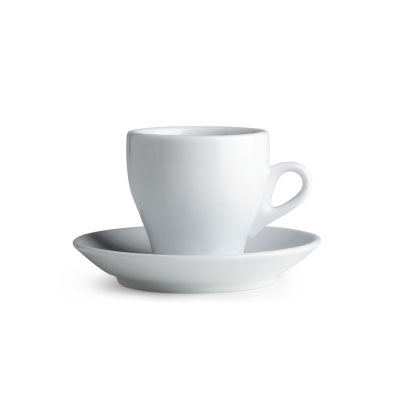 Nuova Point - Milano - White - Cappuccino Cups & Saucer - (set of 6)