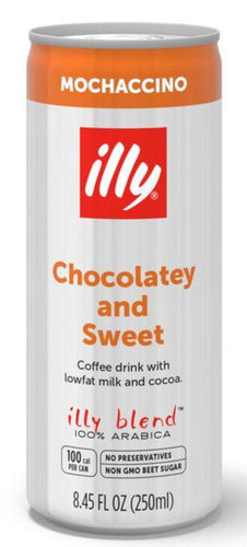 illy - Coffee Drink Mochaccino Can - 250ml (8.45 FL OZ)