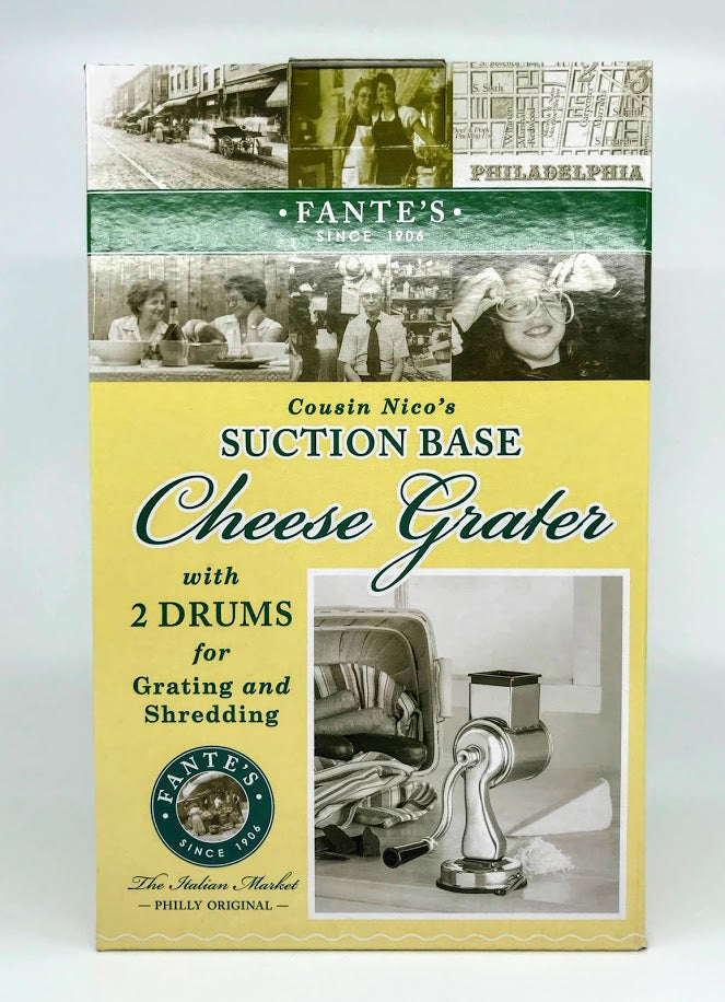 Fante's Cousin Nico's Suction Base Cheese Grater - Fante's Kitchen Shop -  Since 1906
