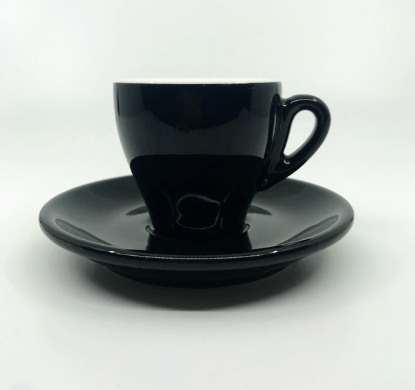 Nespresso Big Game Cup and Saucer 6 oz White Porcelain Coffee Espresso Cup