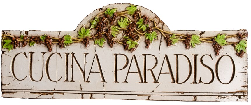 Cucina Paradiso - Wall Plaque