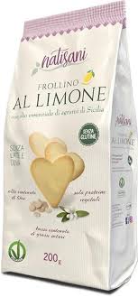 Natisani - Frollino Al Limone - Gluten Free - Vegan - 200g (7.05 oz)