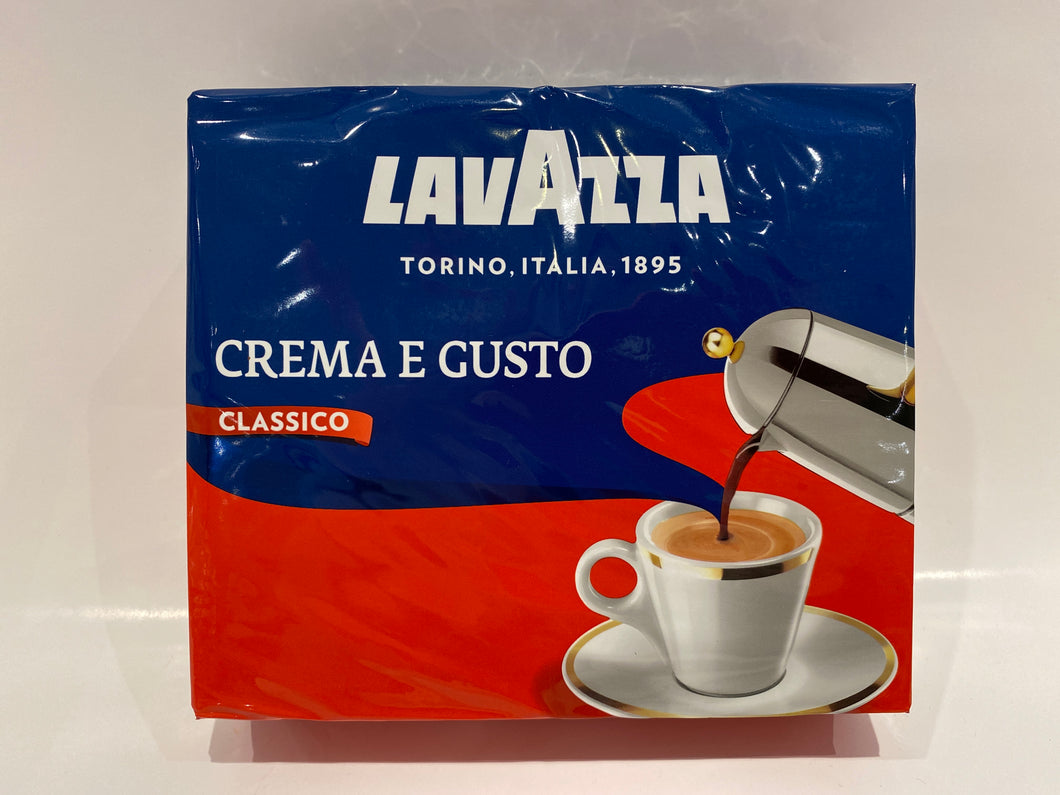 Lavazza, Crema e Gusto Classico Espresso Caffè Macinato - 2 x 250 g